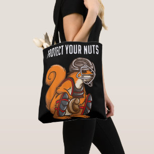 Bolsa Tote Presente engraçado para meninos que amam esquilos 