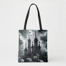 Bolsa Tote Presente Festivo Gótico Assustador do Halloween