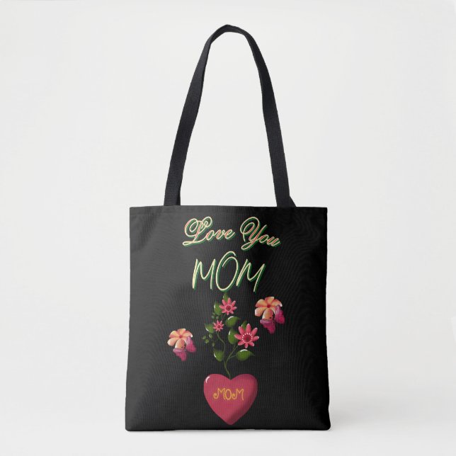 Bolsa Tote Presente floral personalizado e feito sob medida p (Frente)