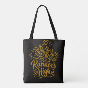 Bolsa Tote Presente Fofo para Amante de Corrida Alta do Corre