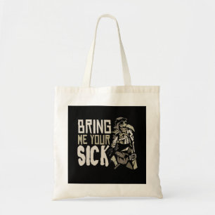 Bolsa Tote Presente Gótico Assustador de Halloween de Médico