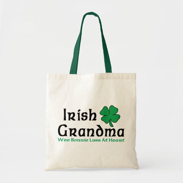 Bolsa Tote Presente irlandês da avó (Frente)
