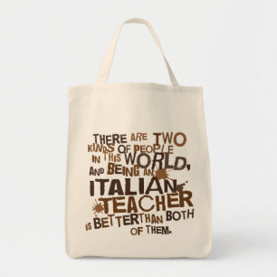 Bolsa Tote Presente italiano do professor