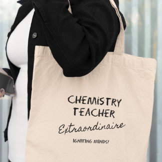 Bolsa Tote Presente Legal para Professor de Química Extraordi
