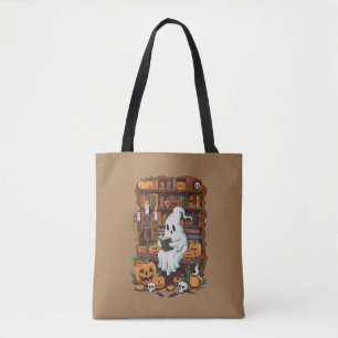 Bolsa Tote Presente Leitor de Livros de Fantasmas Amante da L