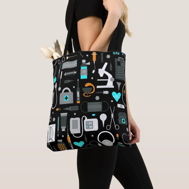 Bolsa Tote Presente Médico de Enfermeira (Close Up)