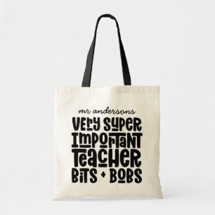 Bolsa Tote Presente muito importante para a tipografia modern