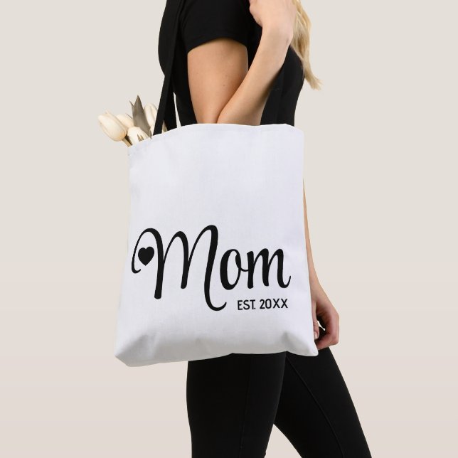 Bolsa Tote Presente Novo para Mãe Estabelecida com Roteiro Si (Close Up)