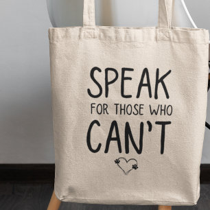 Bolsa Tote Presente para Amantes de Animais Ativistas dos Dir