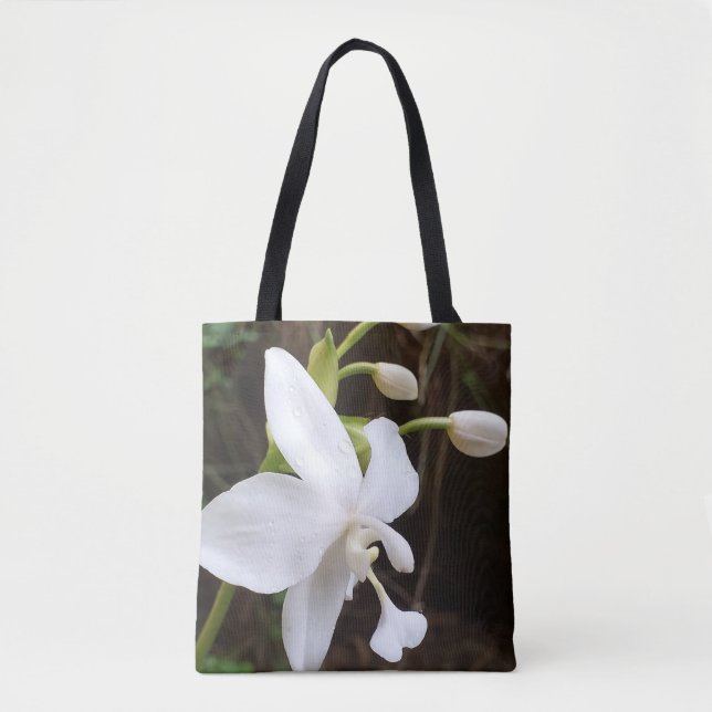 BOLSA TOTE PRESENTE PARA AMOR NATURAL COM FLORES (Frente)
