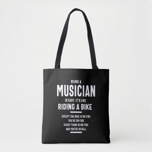 Bolsa Tote Presente para Cargo de Músico (Frente)