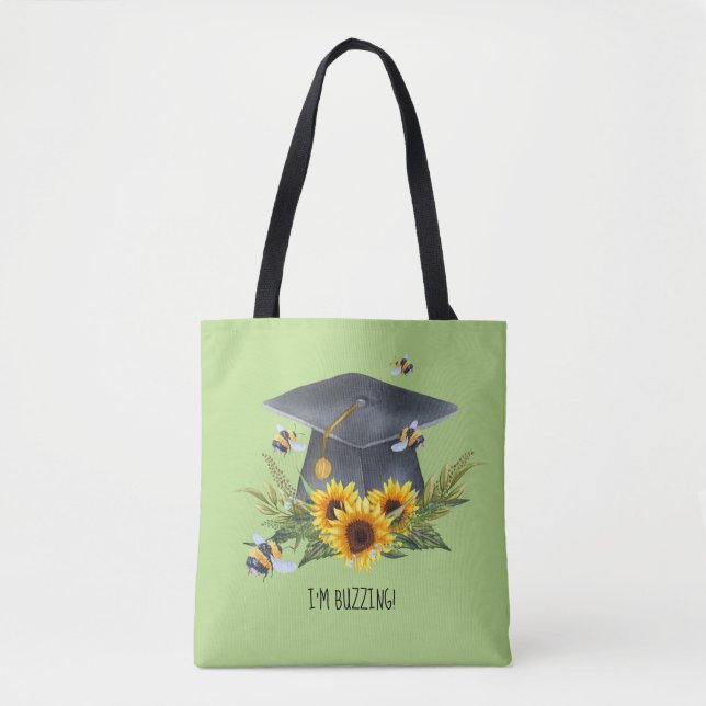 Bolsa Tote Presente para graduação de BEE - Personalizado por (Frente)