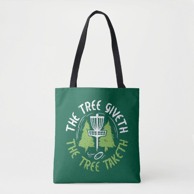 Bolsa Tote Presente para Jogador de Disco de Golfe (Frente)