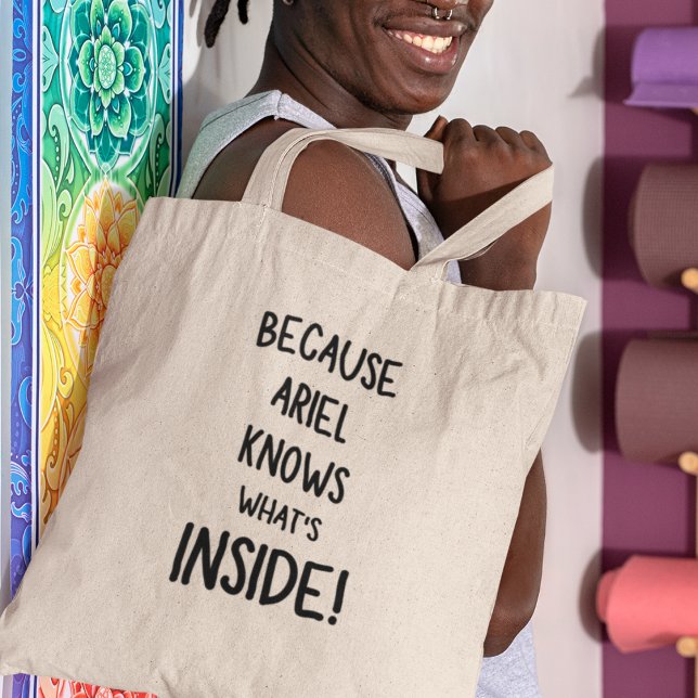 Bolsa Tote Presente Personalizado com Mensagem Divertida e Ún (A perfect gift idea that reflects your distinct taste!)