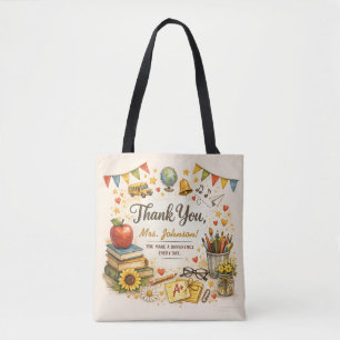 Bolsa Tote Presente Personalizado de Agradecimento ao Profess