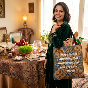Bolsa Tote Presente Personalizado de Ano Novo Iraniano Nowruz