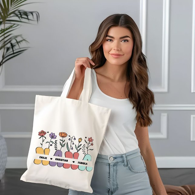 Bolsa Tote Presente Personalizado De Dia de as mães De Camisa (Criador carregado)