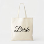 Bolsa Tote Presente personalizado de noiva do Elegante Adulto<br><div class="desc">Saco de casamento da Noiva Personalizada</div>