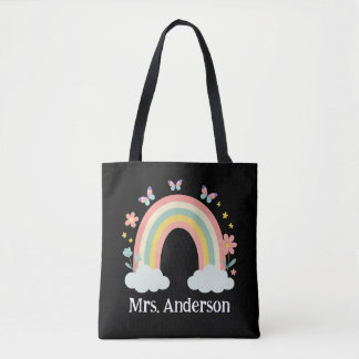 Bolsa Tote Presente Personalizado de Professor Arco-Íris Past