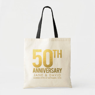 Bolsa Tote Presente personalizado do aniversário de casamento