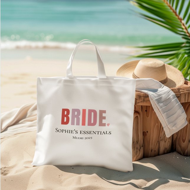 Bolsa Tote Presente Personalizado para a Noiva da Despedida d (Criador carregado)