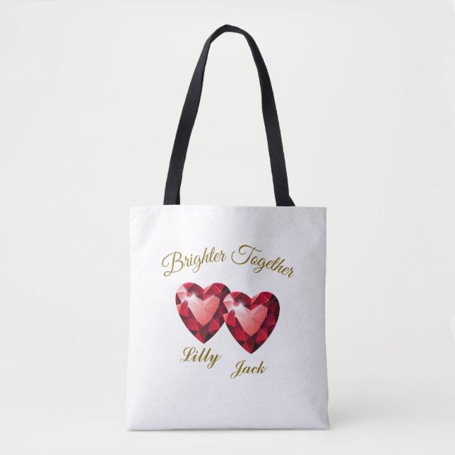 Bolsa Tote Presente Significativo – Amor Elegante (Frente)