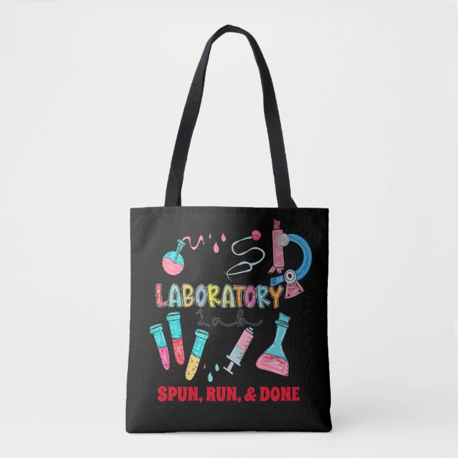 Bolsa Tote Presente técnico de laboratório médico personaliza (Frente)