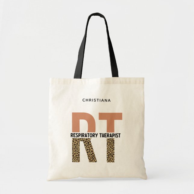 Bolsa Tote Presente terapêutica respiratória personalizada RT (Frente)