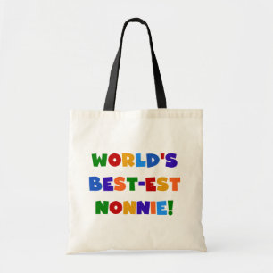 Bolsa Tote Presentes brilhantes das cores do Melhor-est