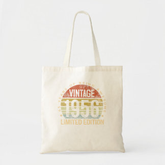 Bolsa Tote Presentes com 65 anos Vintage 1956 Limited Edition