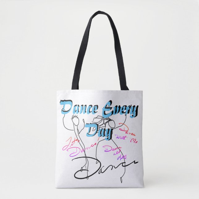 Bolsa Tote Presentes da dança da sacola da dança dos (Frente)