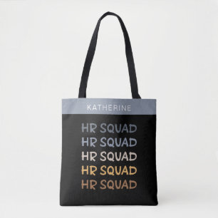 Bolsa Tote Presentes da Equipe de Recursos Humanos no Esquadr