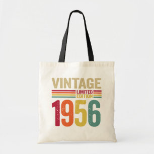 Bolsa Tote Presentes de 66 anos Vintage 1956 66º presente de
