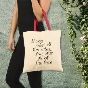 Bolsa Tote Presentes de aniversário engraçados originais da