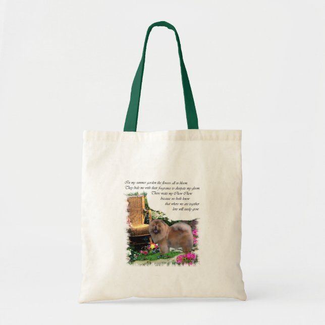 Bolsa Tote Presentes de arte Chow Chow (Frente)