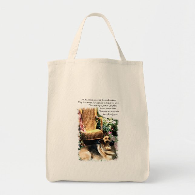 Bolsa Tote Presentes de arte german shepherd (Frente)