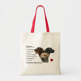 Bolsa Tote Presentes de Arte Labrador Retriever