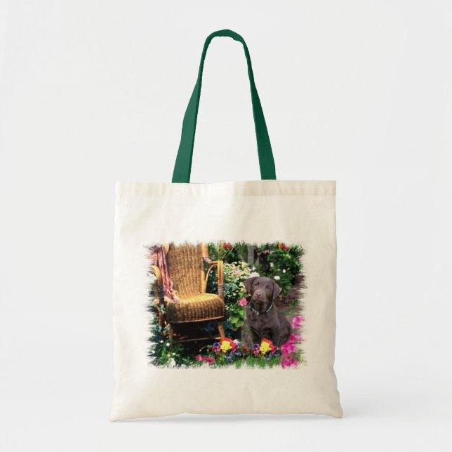 Bolsa Tote Presentes de Arte Labrador Retriever (Frente)