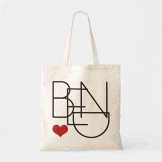 Bolsa Tote Presentes de Bachelorette do logotipo do coração