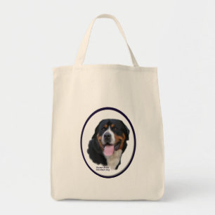 Bolsa Tote Presentes de Cão na Montanha da Grande Suíça