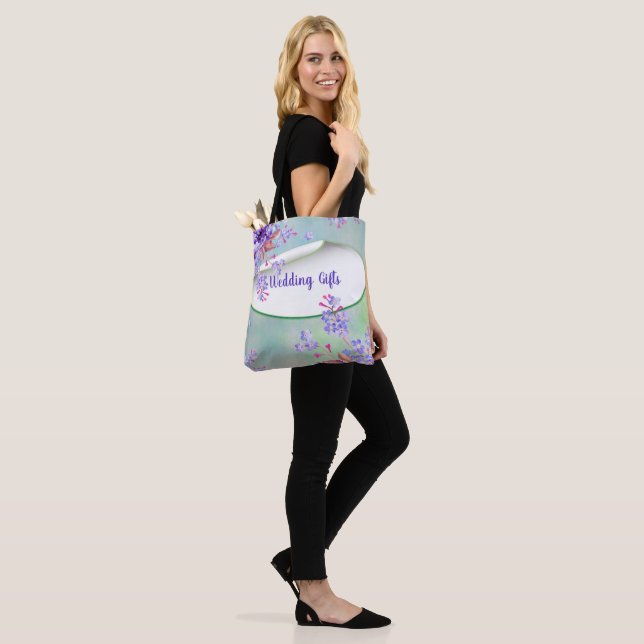 Bolsa Tote Presentes de Casamento Verde lavanda (No(a) Modelo)