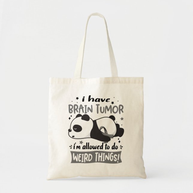 Bolsa Tote Presentes de Fita do Mês de Sensibilização do Tumo (Frente)