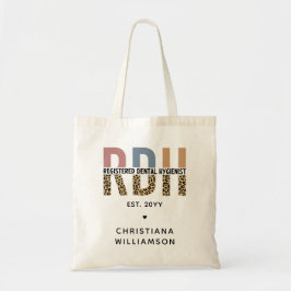 Bolsa Tote Presentes de Higienista Dental Registrados de RDH 