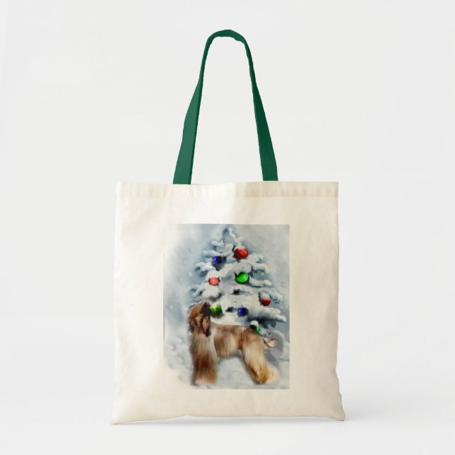 Bolsa Tote Presentes de Natal de Caça Afegã (Frente)