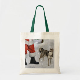 Bolsa Tote Presentes de Natal do Klee Kai no Alaska