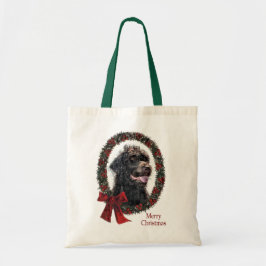 Bolsa Tote Presentes de Natal Labradoodle