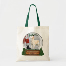 Bolsa Tote Presentes de Natal para ouro Retriever