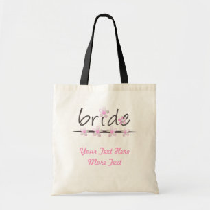 Bolsa Tote Presentes de noiva de cor rosa