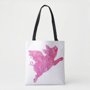 Bolsa Tote Presentes De Porcos Voadores, Quando Porcos Voam,