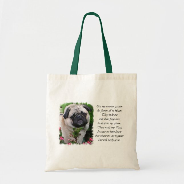 Bolsa Tote Presentes de Pug Lovers (Frente)
